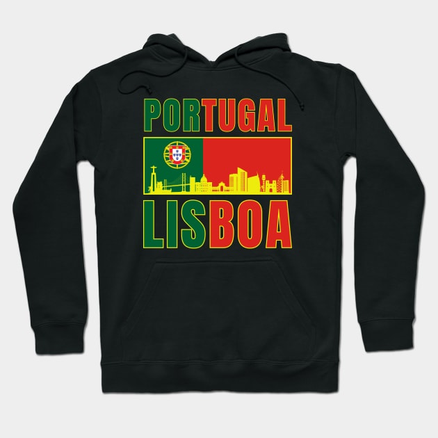 Lisboa Hoodie by footballomatic